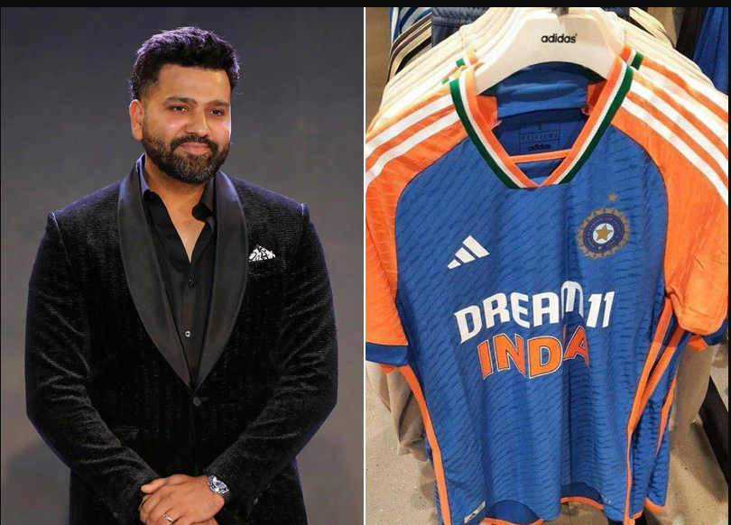 Rohit with new jersey